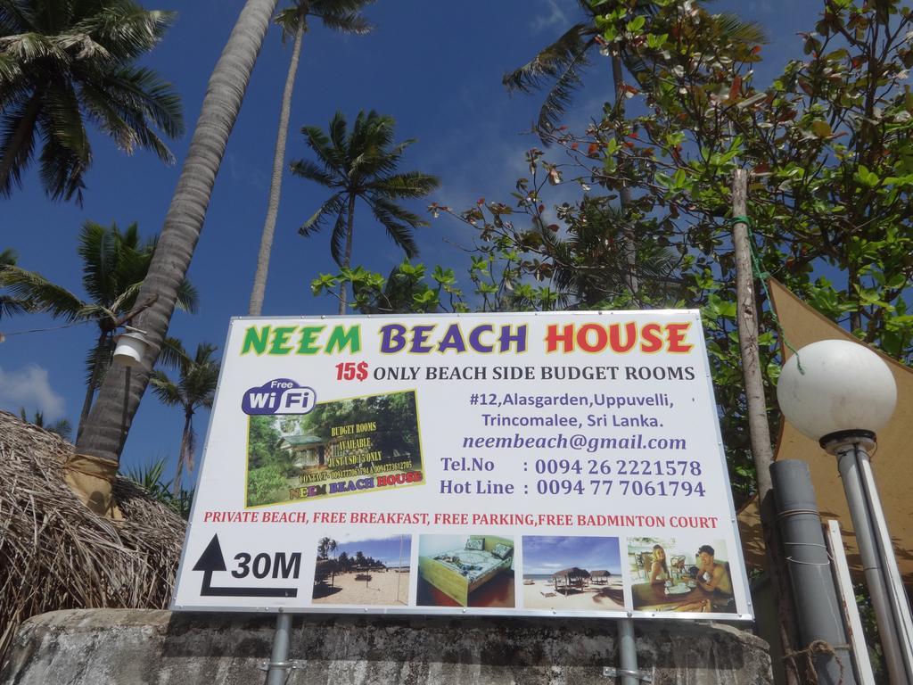 Neem Beach House Trincomalee Ngoại thất bức ảnh
